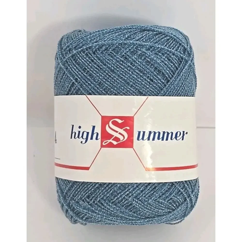 High Summer Craftys Knitting Yarn Thread Color #710 Lt Blue Lot of 12‎ U326